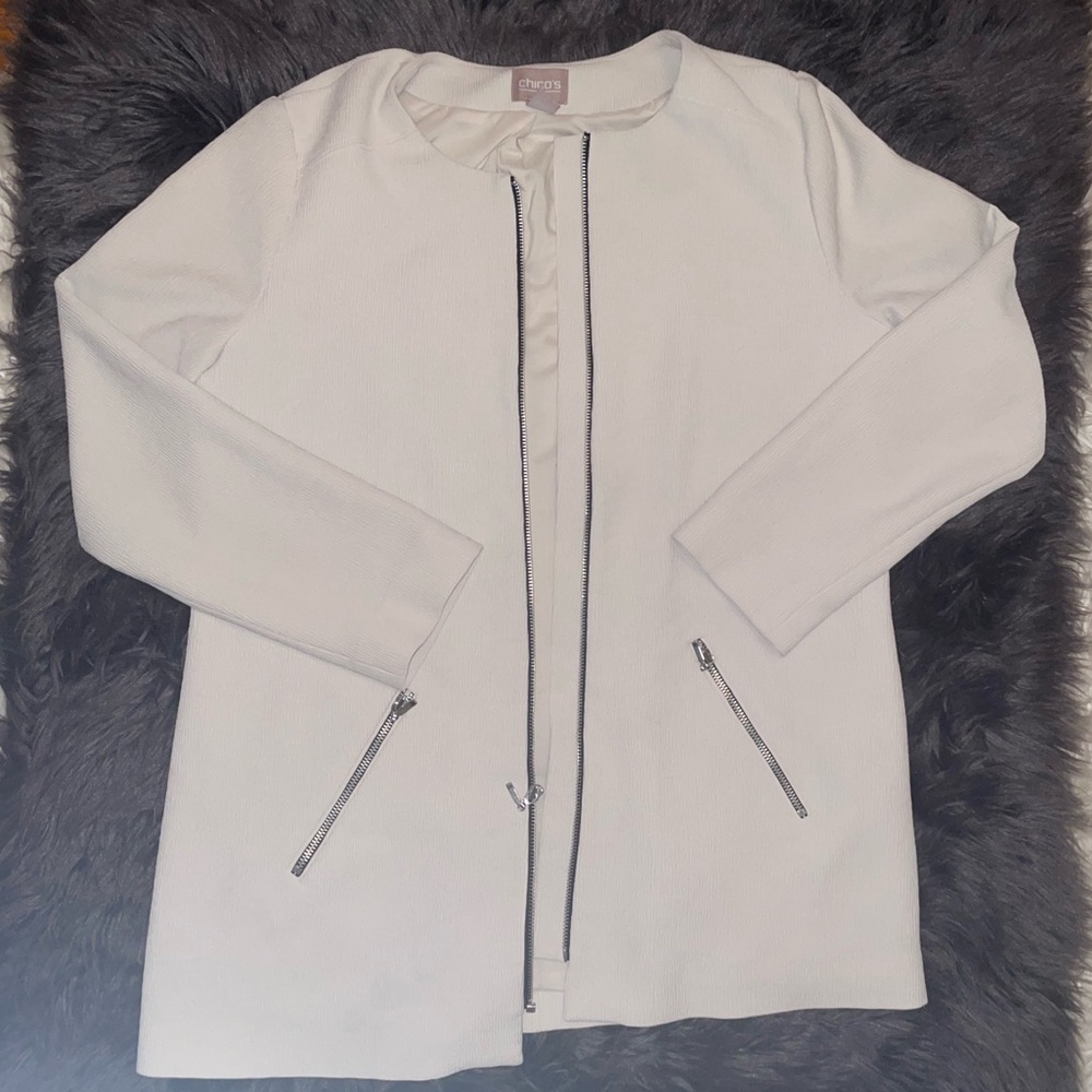 Chico's Cream Women's Blazer